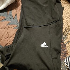 Maternity Adidas Jet Black Active Legging Capri